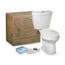 Summit Dual Flush Elongated SmartHeight Complete Toilet Kit (White)