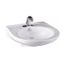 2038 Pamlico Wall-Mount Lavatory, 4" Faucet Center (White)