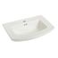 328 Barrett Pedestal Lavatory with Single Faucet Hole (White)