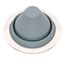 3-1/2" to 7-3/4" Round Universal Master Flash for Metal Roofs, Model #5 (Gray EPDM)