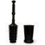 All Purpose Master Plunger w/ Air Relief Slot & Tall Caddy (Black)