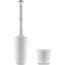 All Purpose Master Plunger w/ Air Relief Slot & Small Caddy (White)