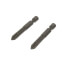 1/4" #2 Phillips Chuck Driver Insert Bit, 1-15/16" Long (Pack of 2)