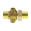 3/4" Sweat UB Reduced Body Full Port Union with 3, 1/4" Accessory Ports