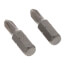 1/4" #2 Phillips Insert Bit, 1" Long (Pack of 2)