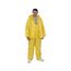 3003 Wizard Waterproof Rain Jacket w/ Detachable Hood & Bib Pants, Yellow (Large)