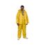 3003 Wizard Waterproof Rain Jacket w/ Detachable Hood & Bib Pants, Yellow (XL)