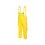 300BP Wizard Waterproof Bib Overall Rain Pants w/ Fly, Yellow (Large)