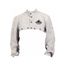 38100MW Welding Durable Heavy Side Split Leather Cape Sleeve w/ Open Back, Gray (XL)