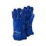 4600 Blue Beast Jersey Lined Leather Welding Work Gloves w/ Reinforced Palm & Thumb Strap (XL)