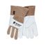 4890 Goatskin Palm Leather Welding Gloves w/ Split Leather Back, Drag Patch & Knuckle Strap (Medium)