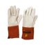 4950 Mustang Cowhide Leather Welding Work Gloves w/ 4.5" Leather Gauntlet Cuff (Large)