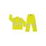 5182 2-Piece Luminator High Visibility Reflective Rain Suit, Lime (Large)