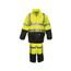 5182 2-Piece Luminator Series High Visibility Reflective Rain Suit, Lime/Black (XL)