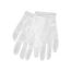 8700 Low Lint 100% Nylon Reversible White Inspectors Gloves, XL (Box of 12)