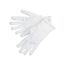 8760 Heavy Weight 100% Stretch Nylon Reversible White Inspectors Gloves w/ Finger Fourchettes, Large (Box of 12)