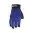 902 Synthetic Leather Palm Mechanics Gloves w/ Fingerless Design on Thumb & Two Fingers (Small)