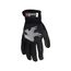 950 HyperFit Mechanics Work Gloves w/ Synthetic Leather Palm & Reflective Logo, Black (XL)
