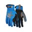 951 HyperFit Mechanics Work Gloves w/ Synthetic Leather Palm & Reflective Logo, Blue (Medium)