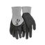96781 NXG 13-Gauge Gray Nylon Shell Work Gloves w/ Black Nitrile Coated Palm & Fingers (Small)