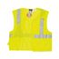 CL2MLPFR Luminator High Visibility Safety Vest w/ Silver Reflective Stripes, Limited Flammability, Lime (Medium)