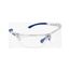 DM3 Dominator Anti-Fog Safety Glasses, Clear Lens (Clear/Blue)