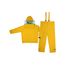 FRHBS100 Hydroblast Rain Jacket w/ Attached Hood, Shroud, & Bib Pants, Yellow (Large)
