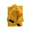 HBS100 Hydroblast Rain Jacket w/ Attached Hood, Adjustable Hook & Loop, & Bib Pants, Yellow (Medium)