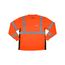 LSTSCL3MO Luminator High Visibility Long Sleeve Safety Work Shirt, Orange (2XL)