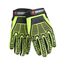 MC502 UltraTech High Visibility Abrasion Resistant Mechanic Gloves w/ G-shaped Palm Padding (Medium)