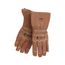 MU3624GK Mustang Goatskin Leather Utility Work Gloves w/ Extended Gauntlet Cuff & Wing Thumb (Large)