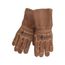 MU3624GM Mustang Goatskin Leather Utility Work Gloves, Double Unlined Palm w/ Extended Gauntlet (Medium)