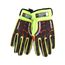 PD2906 Predator Mechanic Work Gloves, Textured PVC Coated Palm, Tire Tread Back (Small)