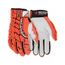 PD2910 Predator Mechanic Work Gloves, cowhide Leather Palm w/ D3O Padding, Tire Tread Back (Medium)