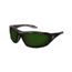 RP2 Swagger Flame Resistant Safety Glasses, Duramass Hard Coat Foam Lined Green Filter 5.0 Lens (Black)
