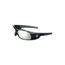 SR1 Swagger Wide Temple Non-Slip Safety Glasses, Duramass Hard Coat Silver Mirror Lens (Black/Gray)