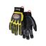 Y200 ForceFlex Mechanic Work Gloves, Clarino, Synthetic Leather Palm, TPR Metacarpal Back (Medium)
