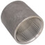 2-1/2" Black Steel Merchant Coupling Taper Tapped