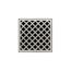 5" x 5" MD 5 Complete Kit with Moor Pattern Decorative Plate with PVC Drain Body, 2" Outlet (Satin Stainless)