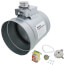 8" Universal Auto Make-Up Air Damper w/ Pressure Sensor Kit