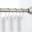 57" - 60" Curved Shower Rod w/ Magnetix Tension or Permanent Mount, MDN2170BN (Brushed Nickel)