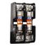 Fuse Block, 2 Pole, 14 to 2 AWG, DIN Rail Mount, 600 VAC/VDC, 30A, 60307J
