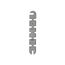 225 A 11-5/8" OAL 2-9/16" Dia Cylindrical Fast-Acting Fuse 600V, RLS225