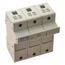 Fuse Holder, 3 Pole, DIN Rail Mount, 600 VAC/VDC, 30A, US3J3