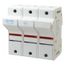 Fuse Holder, 3 Pole, DIN Rail Mount, 600 VAC/VDC, 60A, US6J3I