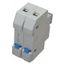 Fuse Holder, 2 Pole, DIN Rail Mount, 600 VAC/VDC, 30A, USCC2