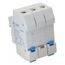 Fuse Holder, 3 Pole, DIN Rail Mount, 1000 VDC, 30A, USM3