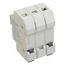 Fuse Holder, 3 Pole, DIN Rail Mount, 1000 VDC, 30A, USM3I