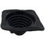 Closed to 5-3/4" Square Multi-Flash Master Flash w/ Retrofit Option for Metal Roofs, Model #3 (Black EPDM)