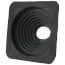 2-3/4" to 7" Square Multi-Flash Master Flash w/ Retrofit Option for Metal Roofs, Model #4 (Black EPDM)